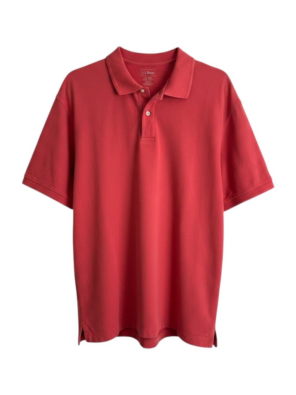 L.L. Bean Red Polo Shirt XL